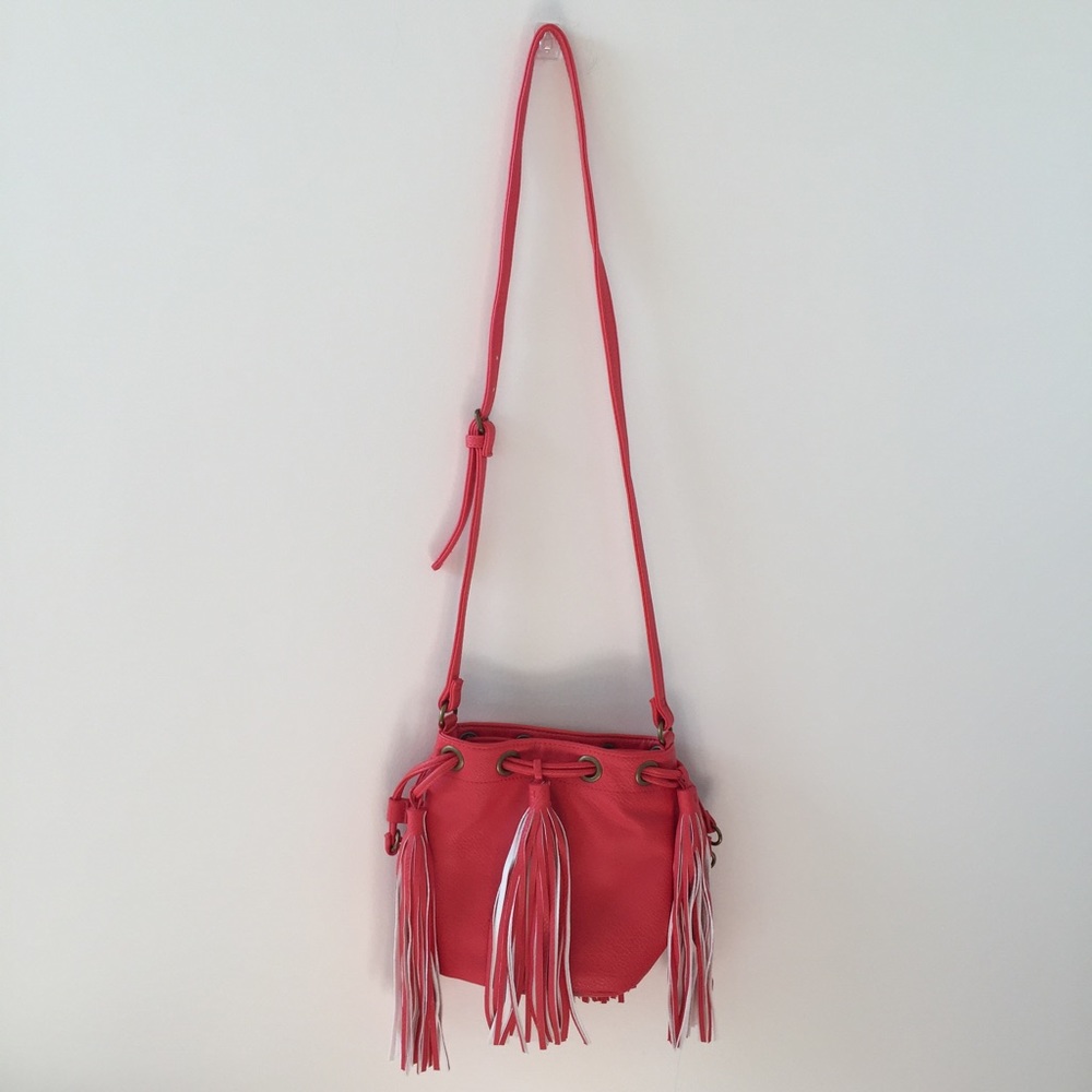 Steve Madden Tassel Bucket Bag